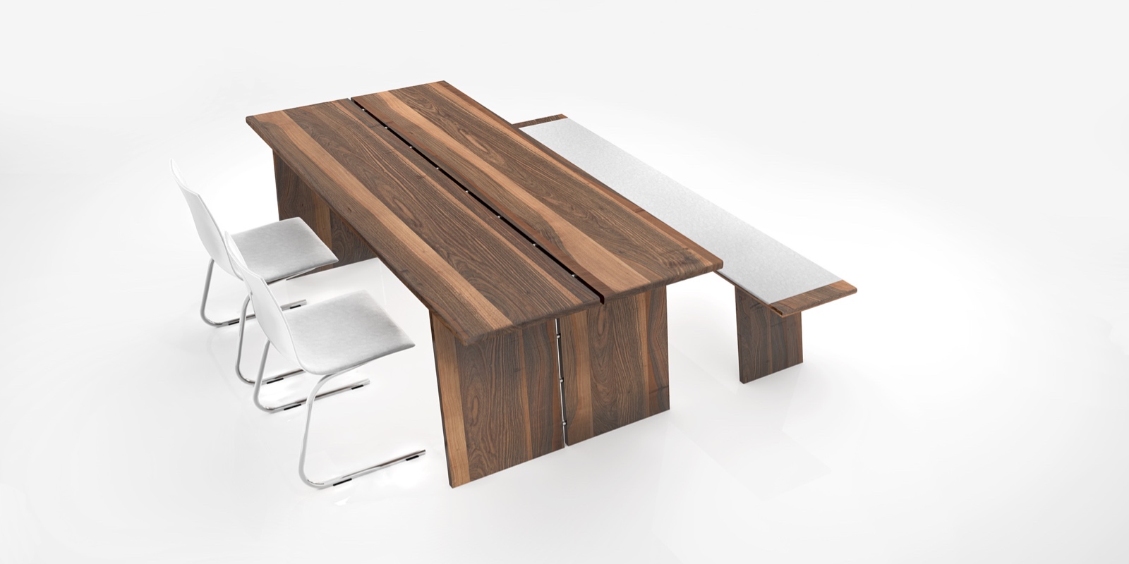 esstisch gruppe nussbaum